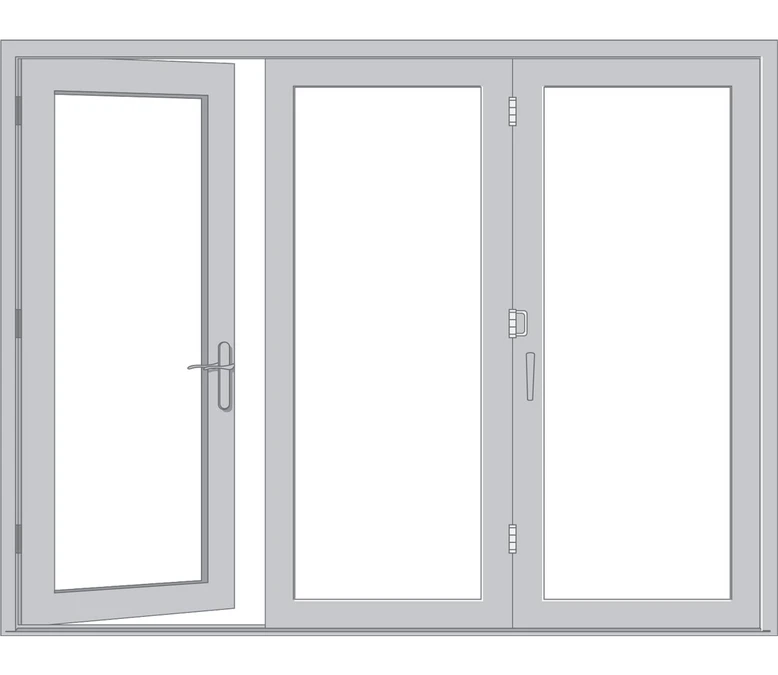 Providence Pella Architect Reserve Series Contemporary Bifold Patio Door