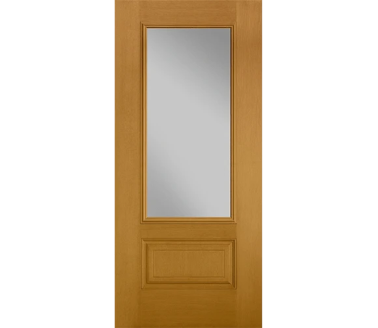 Providence Three Quaters light Fiberglass Entry Door