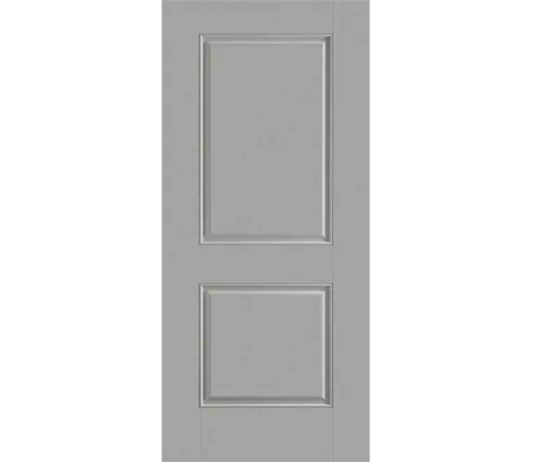 Providence Two Panel Square Fiberglass Entry Door